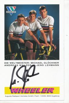 Michael Glöckner   Radsport  Autogrammkarte  original signiert 