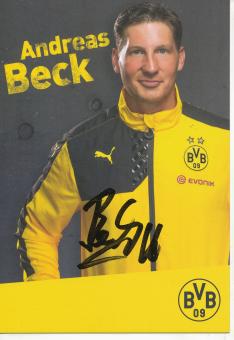 Andreas Beck  2015/2016  Borussia Dortmund Fußball Autogrammkarte original signiert 