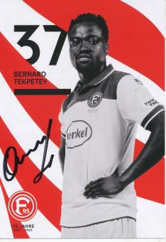 Bernard Tekpetey  2019/2020  Fortuna Düsseldorf  Fußball Autogrammkarte original signiert 