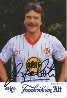 Dietmar Grabotin  1985/1986  Fortuna Düsseldorf  Fußball Autogrammkarte original signiert 