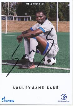 Souleymane Sane  FC Schalke 04  Fußball Autogrammkarte original signiert 