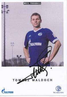 Tomasz Waldoch  FC Schalke 04  Fußball Autogrammkarte original signiert 