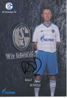 Ralf Schulz  FC Schalke 04  Fußball Autogrammkarte original signiert 