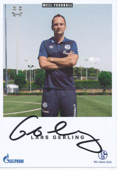 Lars Gerling  2018/2019  FC Schalke 04  Fußball Autogrammkarte original signiert 