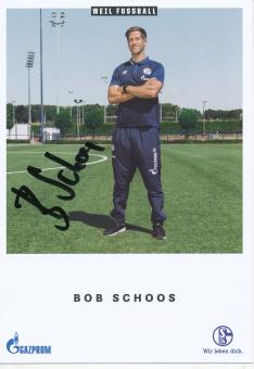 Bob Schoos  2018/2019  FC Schalke 04  Fußball Autogrammkarte original signiert 