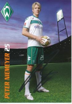 Peter Niemeyer  2008/2009  SV Werder Bremen  Fußball Autogrammkarte original signiert 