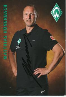 Matthias Hönerbach  2009/2010  SV Werder Bremen  Fußball Autogrammkarte original signiert 