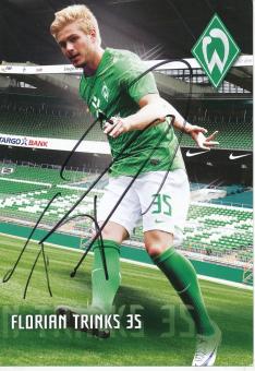 Florian Trinks  2011/2012  SV Werder Bremen  Fußball Autogrammkarte original signiert 