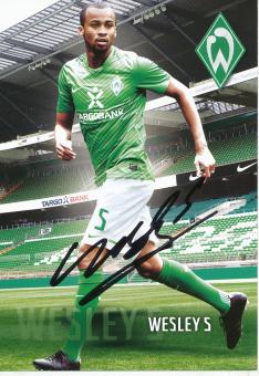 Wesley  2011/2012  SV Werder Bremen  Fußball Autogrammkarte original signiert 