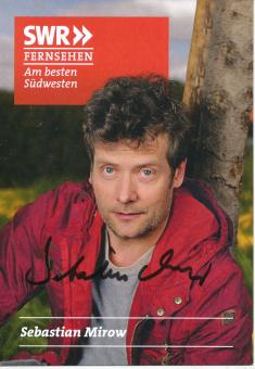 Sebastian Mirow  Die Fallers  SWR  TV  Serien Autogrammkarte original signiert 