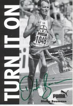 Dieter Baumann  Leichtathletik  Autogrammkarte  original signiert 