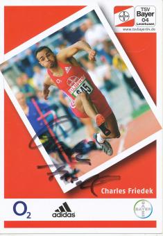 Charles Friedek  Leichtathletik  Autogrammkarte  original signiert 