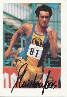 Christian Haas  Leichtathletik  Autogrammkarte  original signiert 
