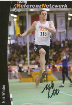 Nils Winter  Leichtathletik  Autogrammkarte  original signiert 