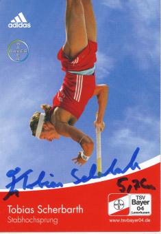 Tobias Scherbarth  Leichtathletik  Autogrammkarte  original signiert 