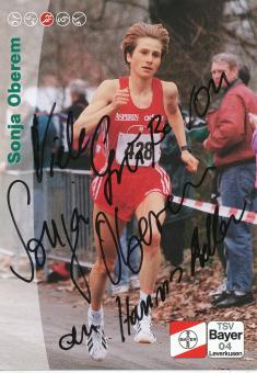 Sonja Oberem  Leichtathletik  Autogrammkarte  original signiert 