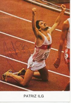 Patriz Ilg  Leichtathletik  Autogrammkarte  original signiert 