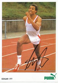 Edgar Itt  Leichtathletik  Autogrammkarte  original signiert 