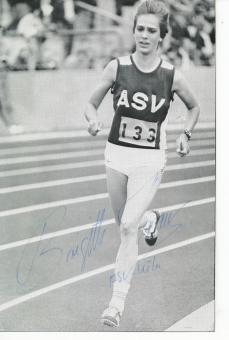 Brigitte Kraus  Leichtathletik  Autogrammkarte  original signiert 