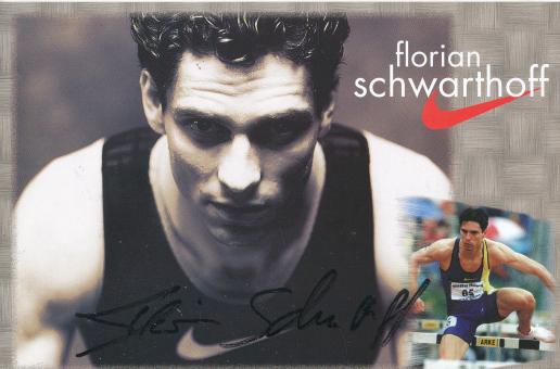 Florian Schwarthoff   Leichtathletik  Autogrammkarte  original signiert 