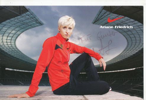Ariane Friedrich   Leichtathletik  Autogrammkarte  original signiert 