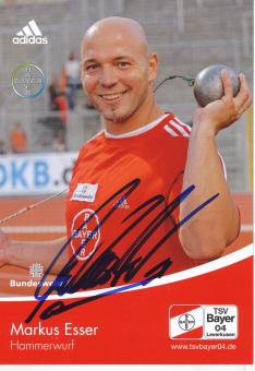 Markus Esser  Leichtathletik  Autogrammkarte  original signiert 
