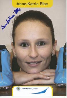 Anne Katrin Elbe  Leichtathletik  Autogrammkarte  original signiert 