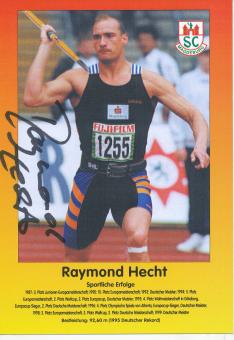 Raymond Hecht  Leichtathletik  Autogrammkarte  original signiert 