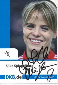 Silke Spiegelburg  Leichtathletik  Autogrammkarte  original signiert 
