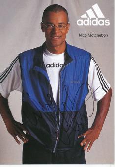 Nico Motchebon  Leichtathletik  Autogrammkarte  original signiert 