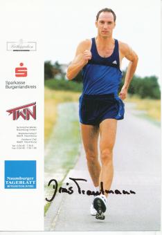 Denis Trautmann  Leichtathletik  Autogrammkarte  original signiert 