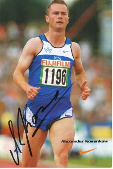 Alexander Kosenkow  Leichtathletik  Autogrammkarte  original signiert 
