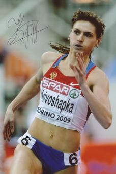 Antonia Krivoshapka  Rußland  Leichtathletik  Autogramm Foto original signiert 
