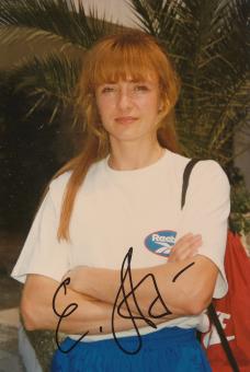 Jelena Afanasjeva  Rußland  Leichtathletik  Autogramm Foto original signiert 