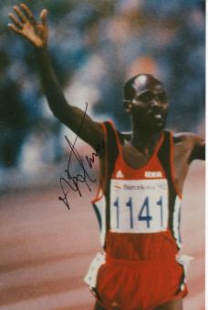 William Tanui  Leichtathletik  Autogramm Foto original signiert 