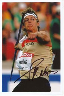 Steffi Nerius   Leichtathletik  Autogramm Foto original signiert 