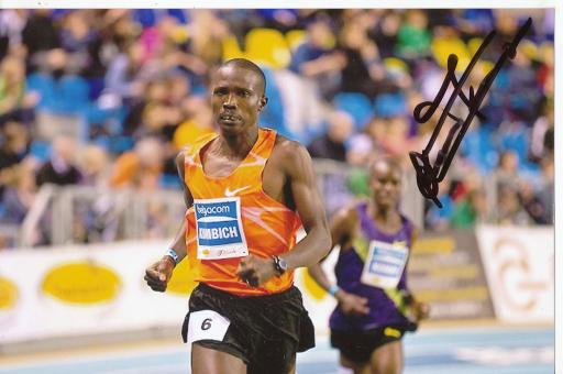 Ismael Kombich  Kenia  Leichtathletik  Autogramm Foto original signiert 