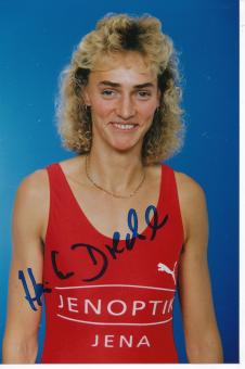Heike Drechsler  Leichtathletik  Autogramm Foto original signiert 