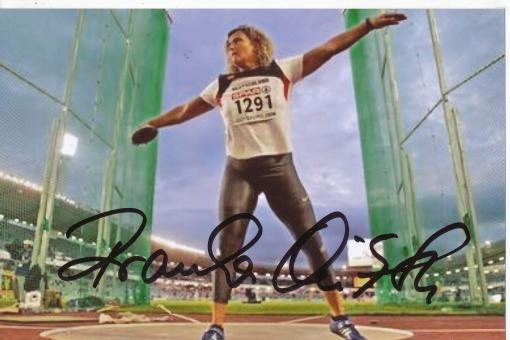 Franka Dietzsch  Leichtathletik  Autogramm Foto original signiert 