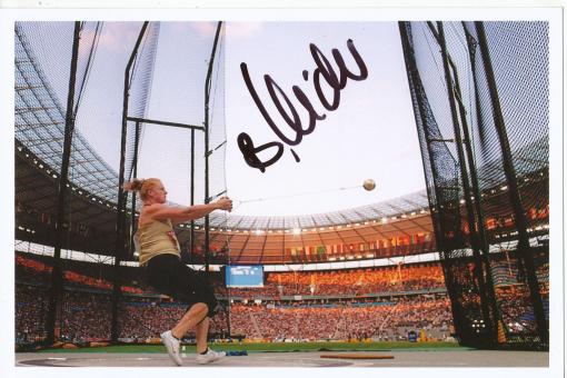 Betty Heidler  Leichtathletik  Autogramm Foto original signiert 