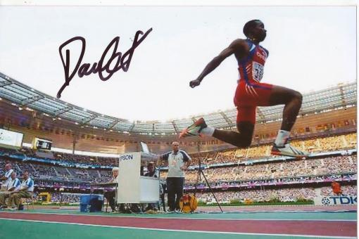David Giralt  Kuba  Leichtathletik  Autogramm Foto original signiert 