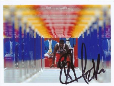 Dayron Robles  Kuba  Leichtathletik  Autogramm Foto original signiert 