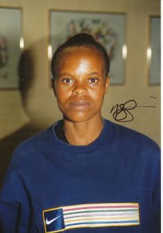 Jane Ngotho  Kenia  Leichtathletik  Autogramm Foto original signiert 