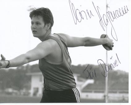 Karin Hagmann  Schweiz  Leichtathletik  Autogramm Foto original signiert 