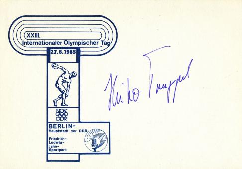 Heiko Truppel  DDR  Leichtathletik Autogramm Karte original signiert 
