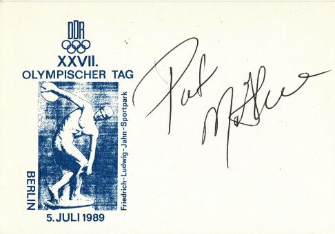 Patrick Mc Ghee  Leichtathletik Autogramm Karte original signiert 