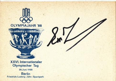 Elli van Hulst   NL  Leichtathletik Autogramm Karte original signiert 