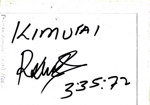 Philmon Kimutai  Kenia  Leichtathletik Autogramm Karte original signiert 