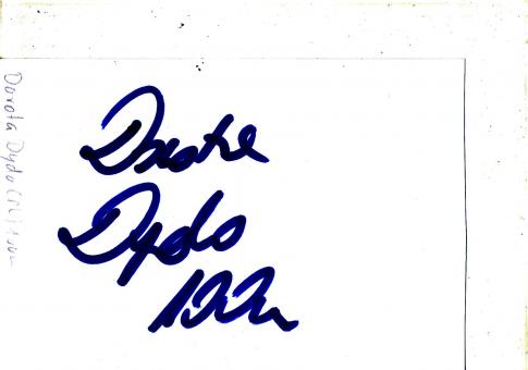 Dorota Dydo  Polen  Leichtathletik Autogramm Karte original signiert 
