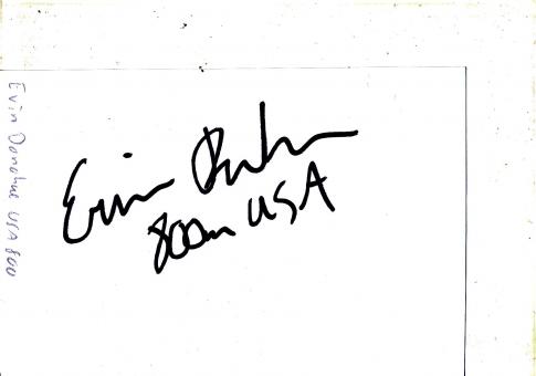 Evin Donohue  USA  Leichtathletik Autogramm Karte original signiert 